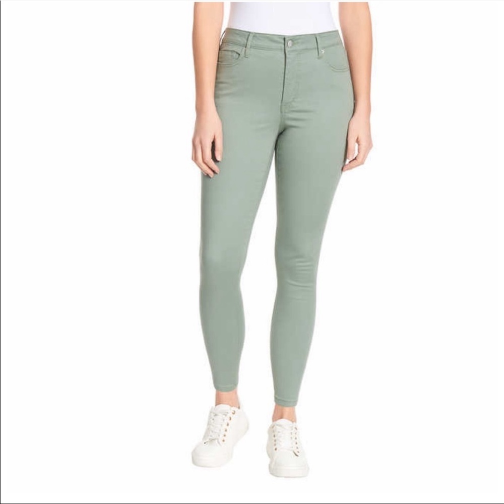 Jessica Simpson High Waisted Skinny Pants (Army Green)